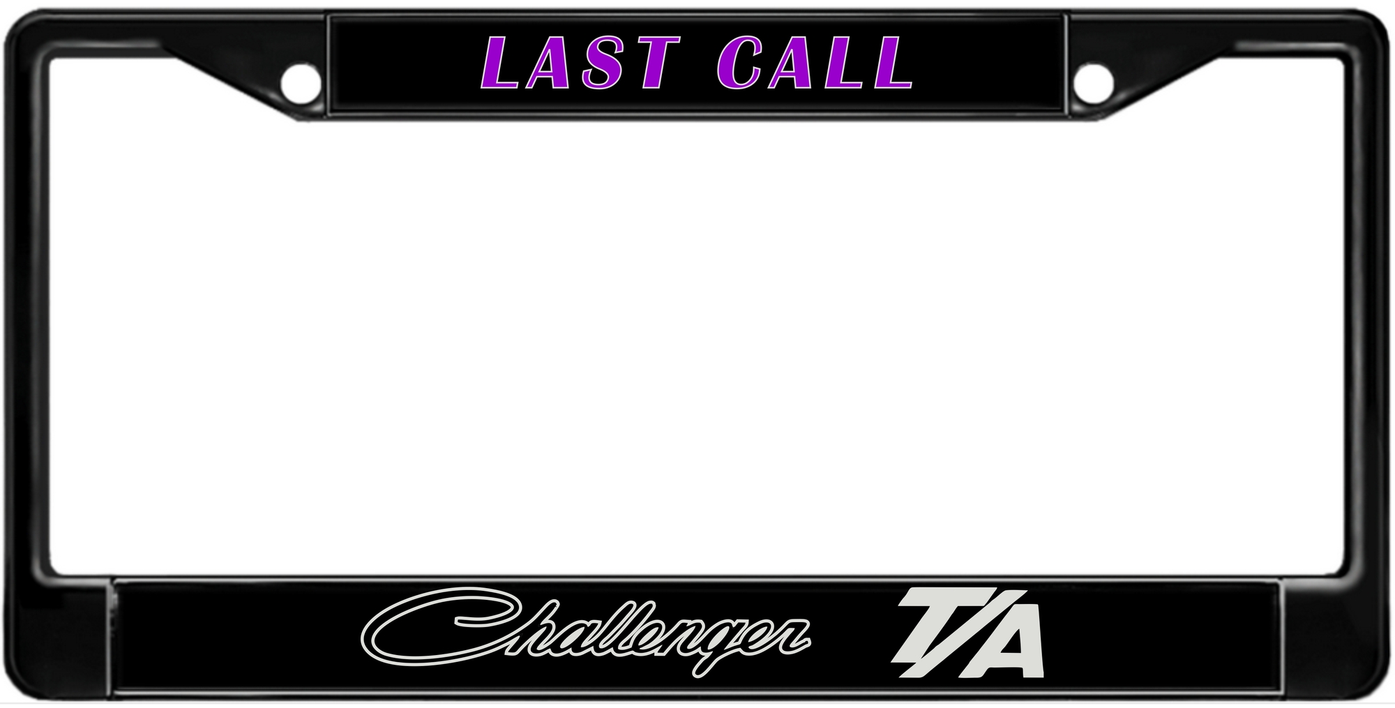 Last Call - Car Metal License Plate Frame